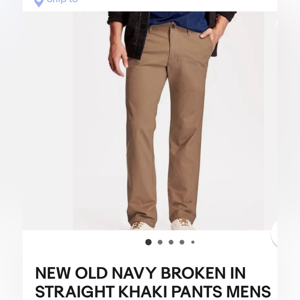 Old Navy men’s Broken In Straight khaki Pants